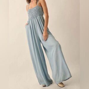 NWT Promesa Chambray Jumpsuit
